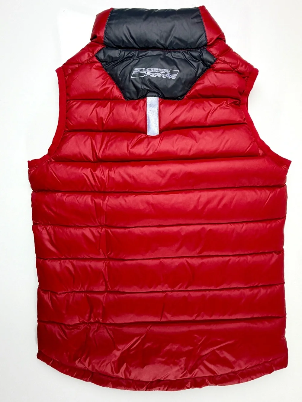 Scuderia Ferrari Red Sleeveless Zipper Front Crushable Puffer Vest, Sz 3/4 Youth